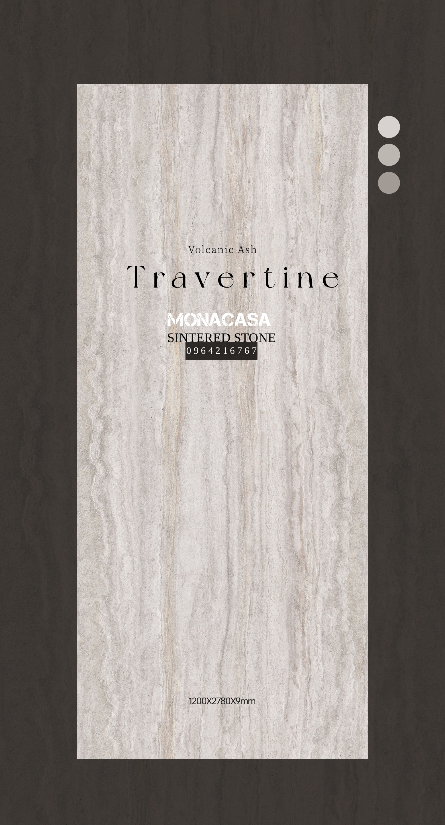 VOLCANIC ASH TRAVERTINE