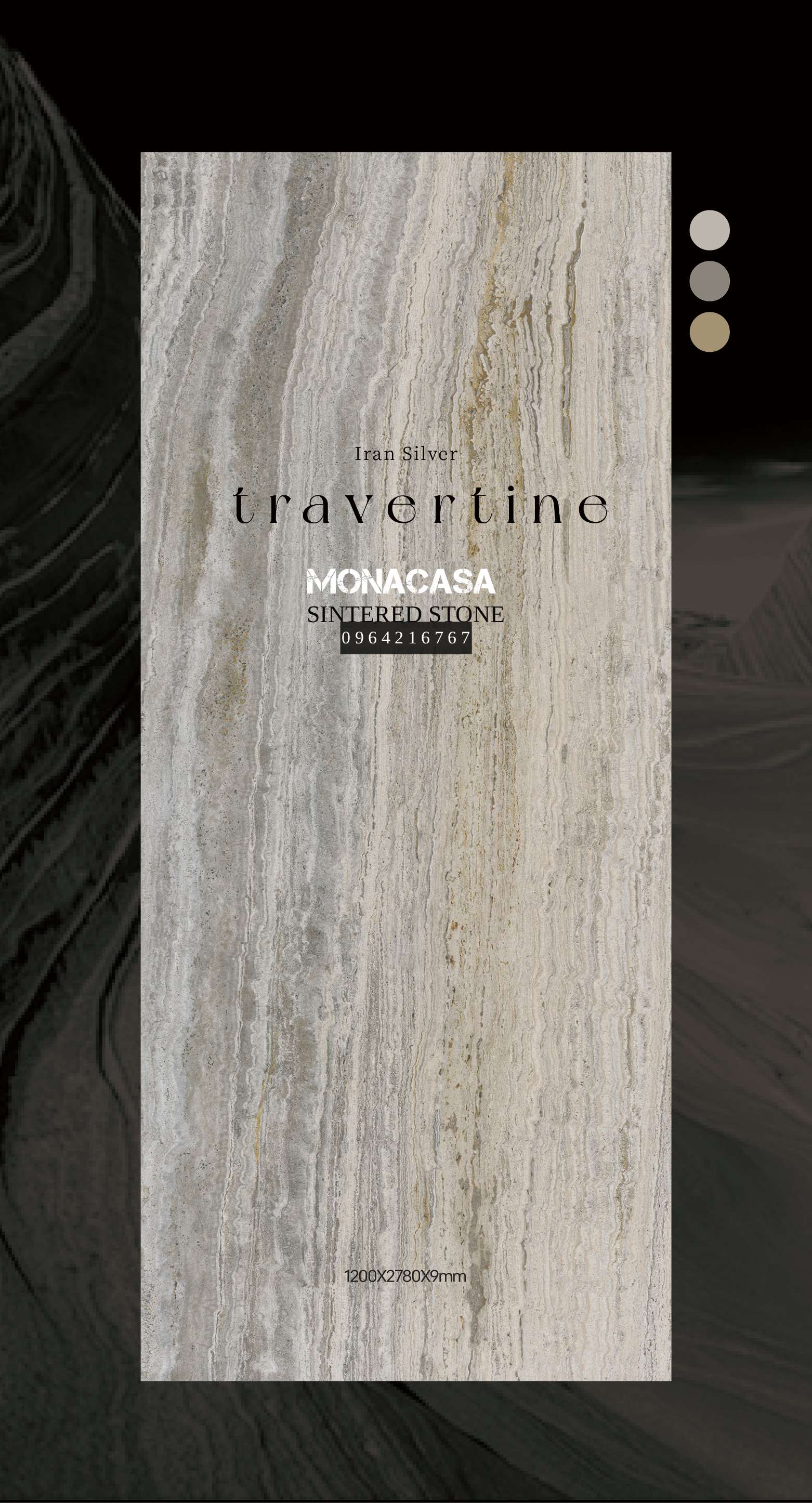 IRAN SILVER TRAVERTINE